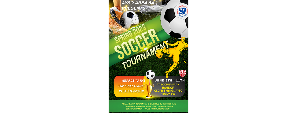 Area 8A Spring 2023 Tournament - June 9th-11th